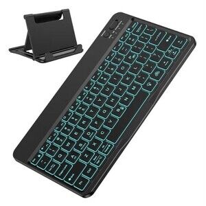 Omoton New Ultra Slim KB505-A Bluetooth Wireless Rechargeable Keyboard
